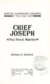 Chief Joseph: Nez Perce Warrior