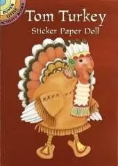 Tom Turkey Sticker Paper Doll
