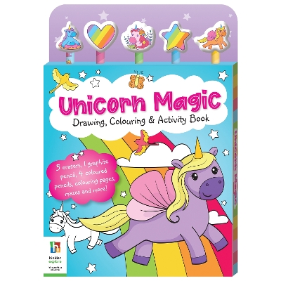 Unicorn Magic Drawing Colouring & Activity Book