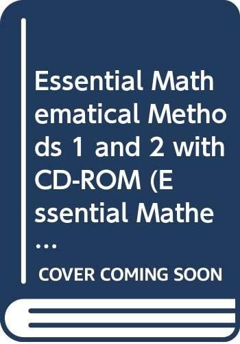 Essential Mathematical Methods 1 and 2 with CD-ROM