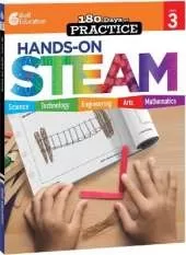 180 Days™: Hands-On STEAM for Grade 3: Practice, Assess, Diagnose