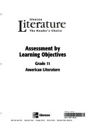 Glencoe Literature: The Reader's Choice, Grade 11, Assessment by Learning Objective