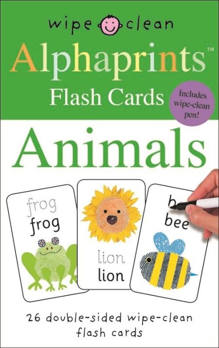 Animals: Alphaprints Flash Cards
