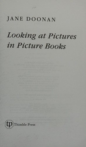 Looking at Pictures in Picture Books