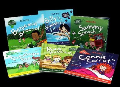 NutriKids Story Book Set: Plant the Seeds of Health in your child with Connie Carrot and her friends