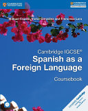 Cambridge IGCSE Spanish as a Foreign Language Coursebook with Audio CD
