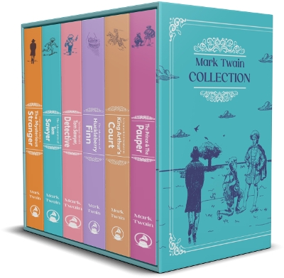 The Mark Twain 6 Book Hardback Collection: The Adventures of Tom Sawyer, The Prince & The Pauper, The Adventures of Huckleberry Finn