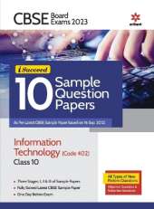 Cbse Board Exams 2023 I-Succeed 10 Sample Question Papers Information Technology (402) Class 10