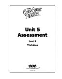 Open Court Reading, Unit 5 Assessment Workbook, Level 4