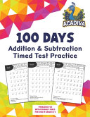100 Days of Addition and Subtraction Timed Test Practice (0-20): with Fun Daily Jokes for Kids in Grades K-2
