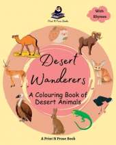 Desert Wanderers A Colouring Book of Desert Animals