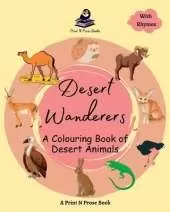 Desert Wanderers A Colouring Book of Desert Animals