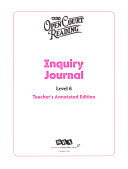 Open Court Reading, Inquiry Journal Annotated Teacher's Edition, Grade 6