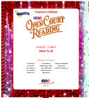 OPEN COURT READING - CALIFORNIA TEACHER EDITION UNIT 5 LEVEL K