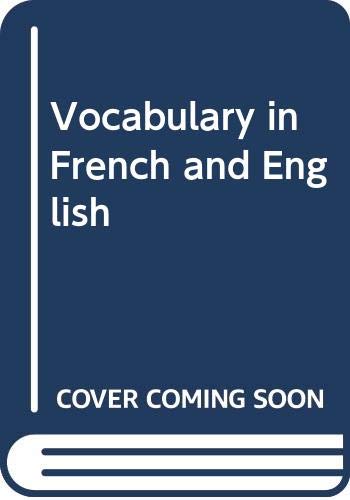Vocabulary in French and English