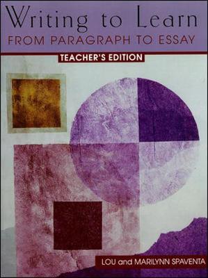 Writing to Learn 3