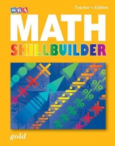SRA Math Skillbuilder - Teacher Edition Level 1 - Gold