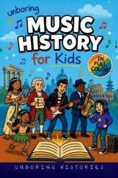 Unboring Music History for Kids: Funny, Interesting, Concise Guide to Music History, Famous Musicians, and Wild True Stories You Won't Believe Are Real