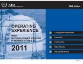 Operating experience with nuclear power stations in member states in 2011