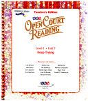 OPEN COURT READING - CALIFORNIA TEACHER EDITION UNIT 7 LEVEL 1