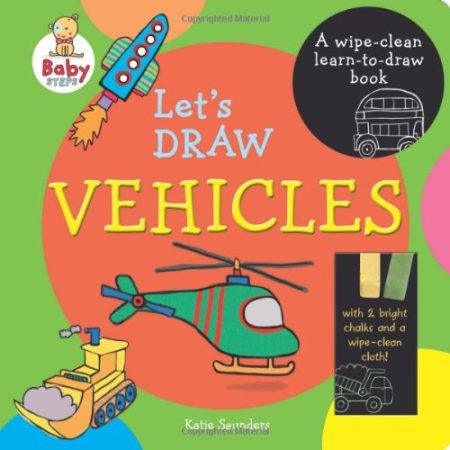 Baby Steps Lets Draw Vehicles Wipe Clean