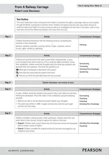 Bug Club Comprehension Year 6 Magazine Short story 1 T2 W2 Card