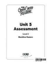 Open Court Reading, Unit 5 Assessment Blackline Masters, Level 5