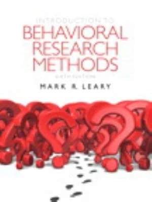 Introduction to Behavioral Research Methods Plus MySearchLab with Etext -- Access Card Package