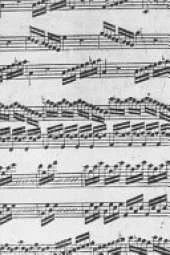 4x6" Field Journal / Field Notebook / Field Book / Memo Book / Pocket Notebook - Sonata for the pianoforte or harpsichord (50 pages/25 sheets)
