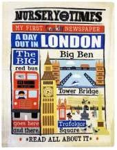 A BUSY DAY IN LONDON: My Frist Crinkly newspaper