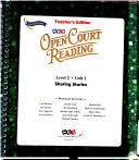 OPEN COURT READING - CALIFORNIA TEACHER EDITION UNIT 1 LEVEL 2