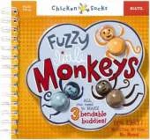 Chicken Socks: Fuzzy Little Monkeys 6Pack