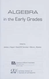 Algebra in the Early Grades