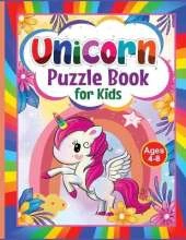 Unicorn Puzzle Book For Kids Ages 4-8: Fun Activity Pages - Perfect Gift for Children Who Love Unicorns! Includes Colouring, Word Searches, Tracing, Handwriting Practice, Mazes, Drawing and Much More!