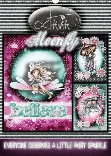 Octavia Moonfly 2017: An Inspirational Monthly Calendar, 14 Pages