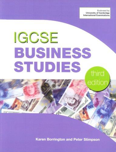 IGCSE Business Studies