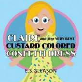 Claire and Her Very Best Custard Colored Confetti Dress