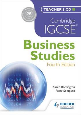 Cambridge IGCSE Business Studies 4th edition Teacher's CD