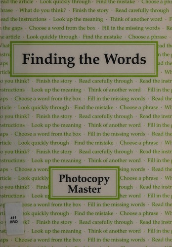 Finding the Words