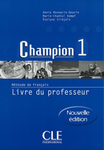 Champion: Livre Du Professeur 1