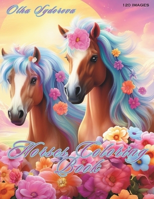Horses Coloring Book