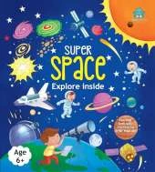 Booktopus Lift-the-Flap Learning Book - Super Space Knowledge Book for Kids - Interactive Learning Books 6+ Years - Educatio