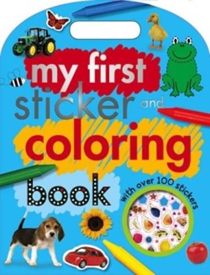 My First Sticker and Colouring Book (Newsprint)
