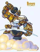 Boys Coloring Book 1