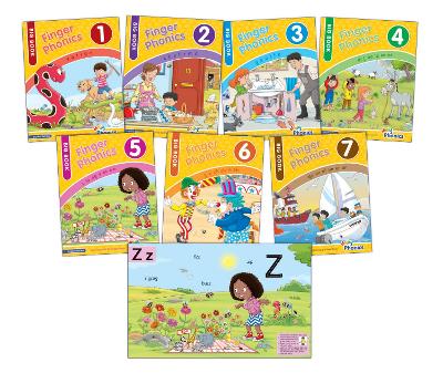 Finger Phonics Big Books 1-7: in Print Letters (American English Edition)