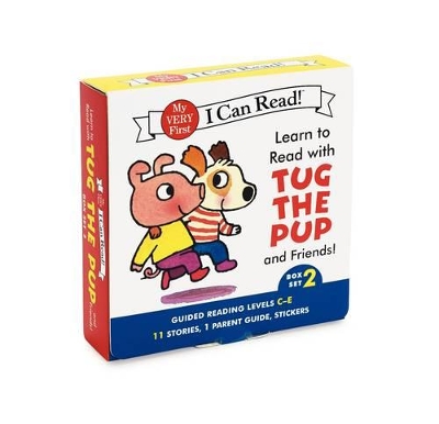 Learn to Read with Tug the Pup and Friends! Box Set 2: A Box of 11 stories, 1 parent guide, and reward stickers for Beginning Readers; Reading Level C-E