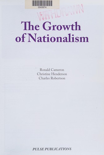 The Growth of Nationalism: Germany and Italy 1815-1939