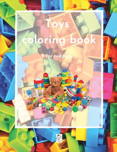 Toys coloring book for toddlers-children ages 3-8