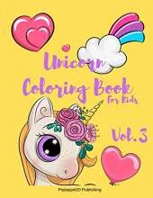 Unicorn Coloring Book for Kids. Vol 3