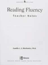 Reading Fluency: Teacher Notes